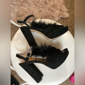 Madden Girl feathered sandals